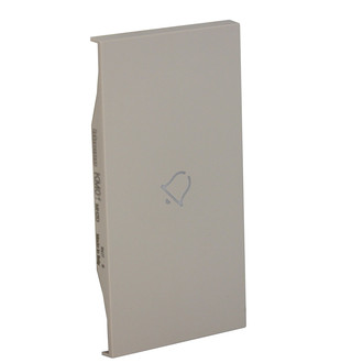 Living Now touche MyHOME 2 modules, sable, &eacute;clair&eacute;e avec symbole "sonnerie"