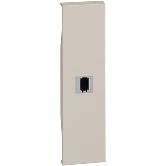Living Now Tastenabdeckung, 1 Modul, sand, beleuchtbar mit Symbol "Boiler"