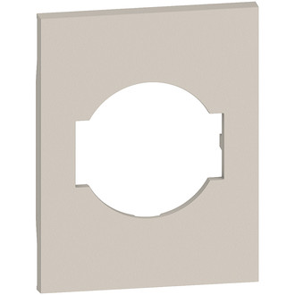 Living Now enjoliveur pour prises Schuko/Italie 3 modules, sable