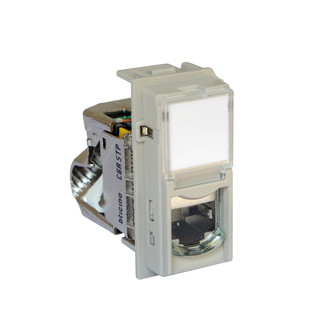 Living Now Datendose Kategorie 6A STP, 1 Modul, sand