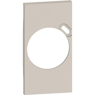 Living Now Abdeckung f&uuml;r Steckdosen franz. Norm mit USB, 2 Module, schwarz