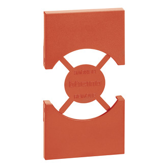 Living Now enjoliveur pour prises Schuko/Italie 2 modules, rouge