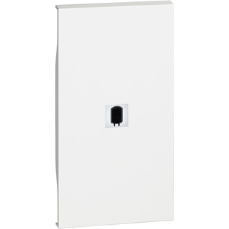 Living Now touche 2 modules, blanc, &eacute;clair&eacute;e avec symbole "chaudi&egrave;re"