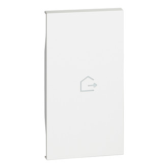 Living Now touche 2 modules, blanc, &eacute;clair&eacute;e avec symbole "d&eacute;part"