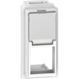 Living Now Keystone-Adapter f&uuml;r RJ-Eins&auml;tze, 1 Modul, weiss