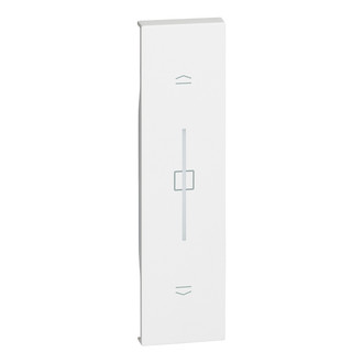 Living Now with Netatmo touche pour commande volets roulants 1 module, blanc