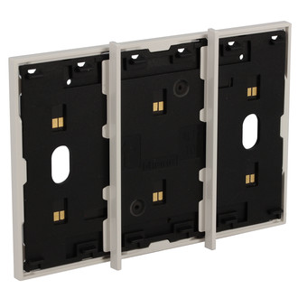 Living Now MyHOME BUS-Rahmen, 3 Module, Montage auf 3-moduligen Dose, weiss