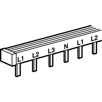 Stift-Kammschiene HX3standard 12TE 4L, 63A