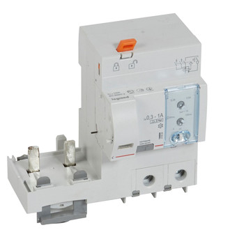 Interrupteur différentiel adaptables 2L 125A 300-1000mA type F
