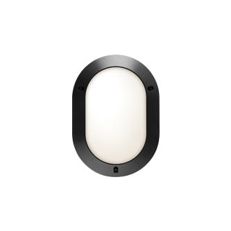 Chartres, schwarz / E27 / Halogen 53W / oval