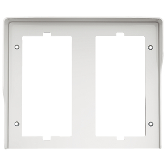 Regendachrahmen 4 Module, Allwhite