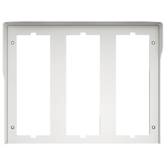 Regendachrahmen 9 Module, Allwhite