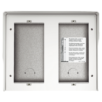 Aufputzgeh&auml;use 4 Module, Allwhite