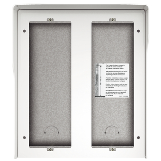 Aufputzgeh&auml;use 6 Module, Allwhite