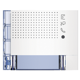 Audio-Frontblende  mit 2 Ruftasten, 2-reihig, Allwhite