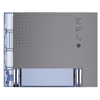 Audio-Frontblende  mit 2 Ruftasten, 2-reihig, Allstreet