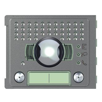 Front. Weitwinkel-Audio-/Video-Modul 2 Ruftasten, 2-reihig