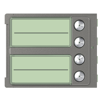 Frontblende 4 Ruftasten