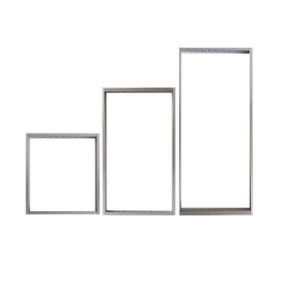 Alu Lüftungsrahmen für Aussensprechstellen Sfera New 1 Modul