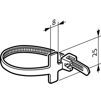 Kabelbinder Colring 2,4 x 95mm