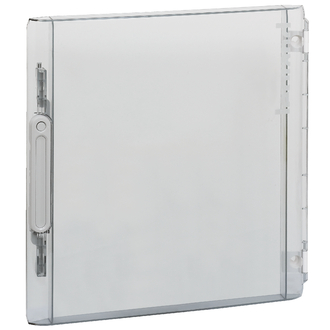 Porte transparente 1x18TE coffrets XL3 125